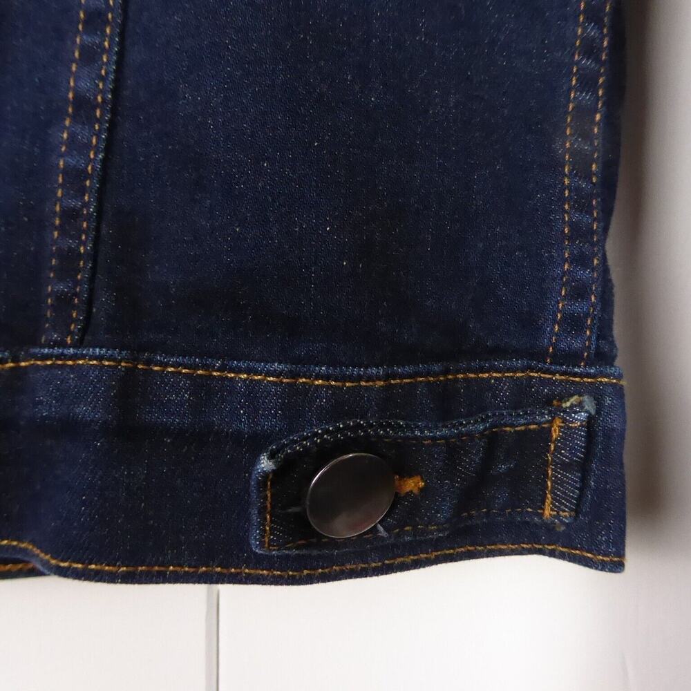 FRAME Denim Jean Jacket Mens SZ XS Trucker Heritage Classic Americana Western - Picture 14 of 16
